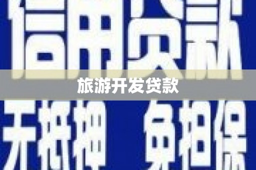 丰顺旅游开发贷款