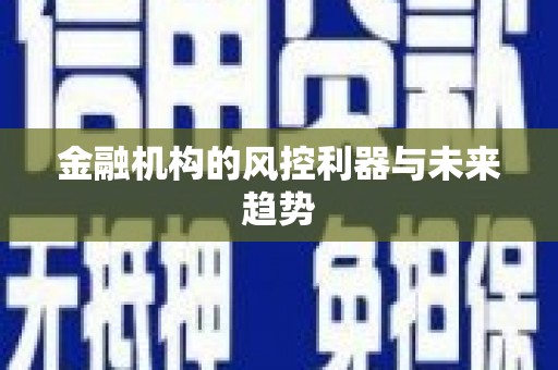 丰顺金融机构的风控利器与未来趋势