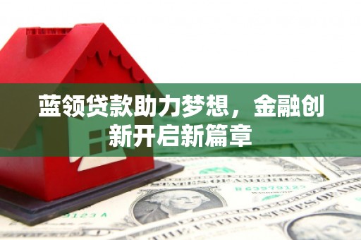 丰顺蓝领贷款助力梦想，金融创新开启新篇章