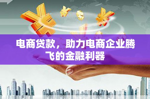 丰顺电商贷款，助力电商企业腾飞的金融利器