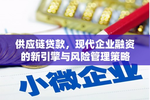 丰顺供应链贷款，现代企业融资的新引擎与风险管理策略