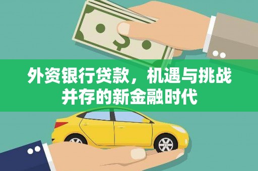 丰顺外资银行贷款，机遇与挑战并存的新金融时代