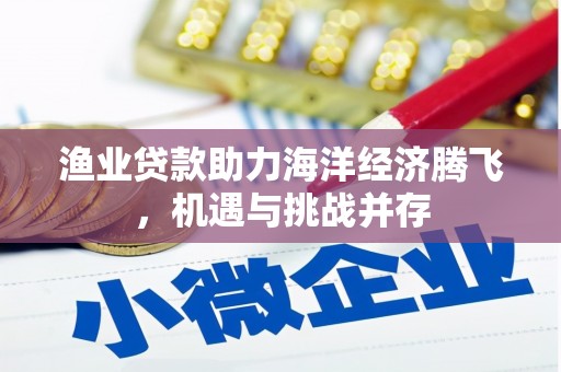 丰顺渔业贷款助力海洋经济腾飞，机遇与挑战并存
