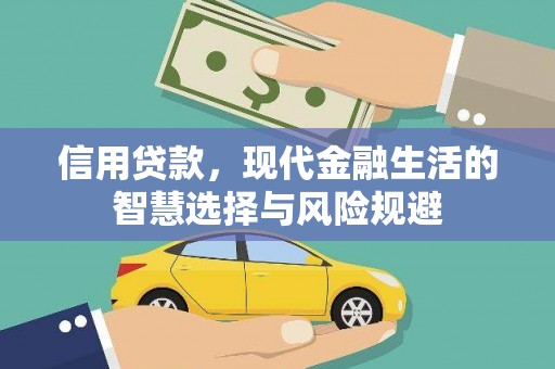 丰顺信用贷款，现代金融生活的智慧选择与风险规避