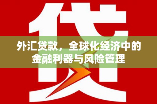 丰顺外汇贷款，全球化经济中的金融利器与风险管理