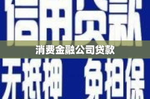 丰顺消费金融公司贷款