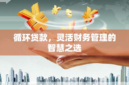 丰顺循环贷款，灵活财务管理的智慧之选