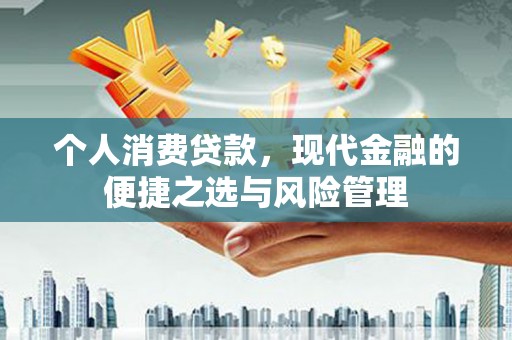 丰顺个人消费贷款，现代金融的便捷之选与风险管理