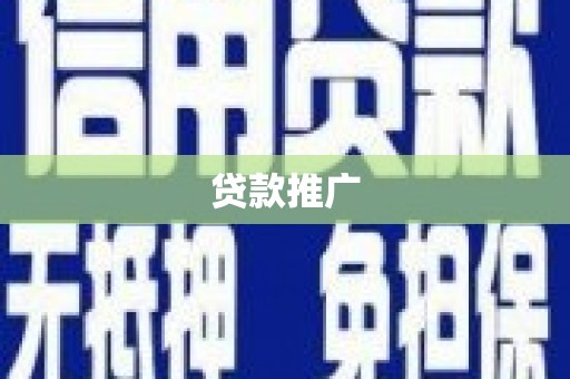 丰顺贷款推广