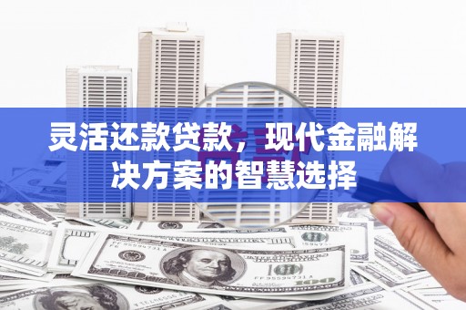 丰顺灵活还款贷款，现代金融解决方案的智慧选择