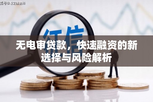 丰顺无电审贷款，快速融资的新选择与风险解析