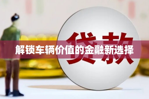 丰顺解锁车辆价值的金融新选择