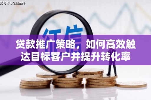 丰顺贷款推广策略，如何高效触达目标客户并提升转化率