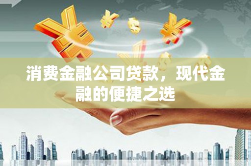 丰顺消费金融公司贷款，现代金融的便捷之选
