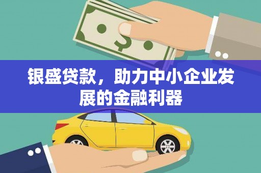 丰顺银盛贷款，助力中小企业发展的金融利器