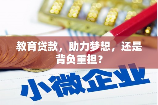 丰顺教育贷款，助力梦想，还是背负重担？