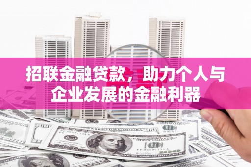 丰顺招联金融贷款，助力个人与企业发展的金融利器