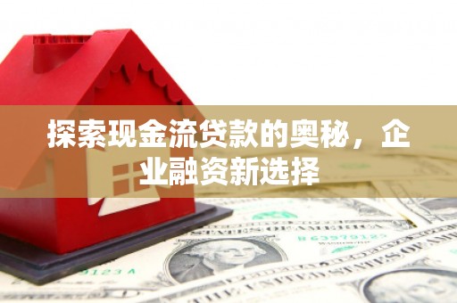 丰顺探索现金流贷款的奥秘，企业融资新选择