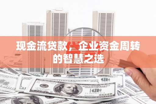 丰顺现金流贷款，企业资金周转的智慧之选
