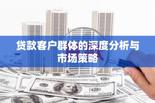 丰顺贷款客户群体的深度分析与市场策略