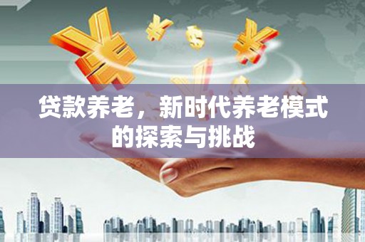 丰顺贷款养老，新时代养老模式的探索与挑战