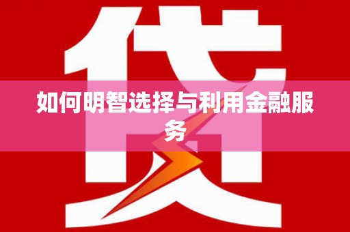 丰顺如何明智选择与利用金融服务