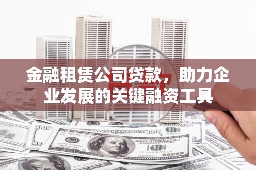 丰顺金融租赁公司贷款，助力企业发展的关键融资工具