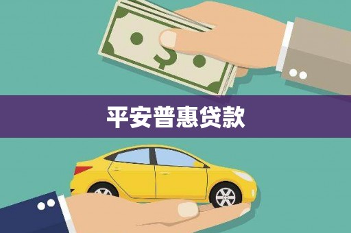 丰顺平安普惠贷款