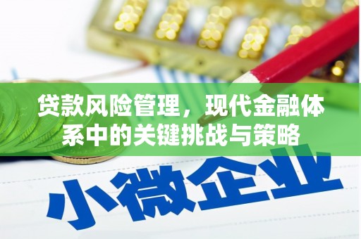 丰顺贷款风险管理，现代金融体系中的关键挑战与策略