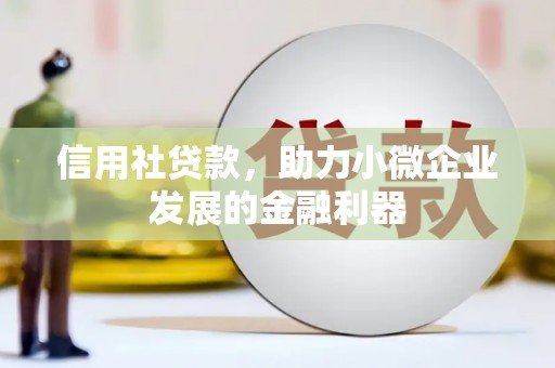 丰顺信用社贷款，助力小微企业发展的金融利器