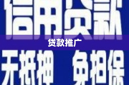 丰顺贷款推广