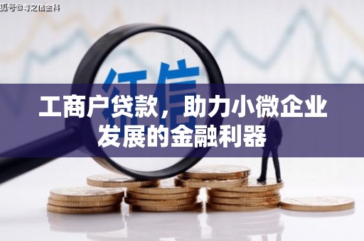 丰顺工商户贷款，助力小微企业发展的金融利器