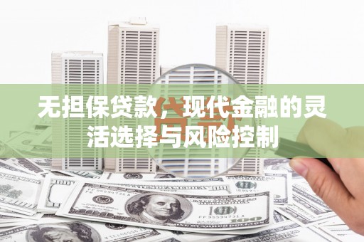 丰顺无担保贷款，现代金融的灵活选择与风险控制