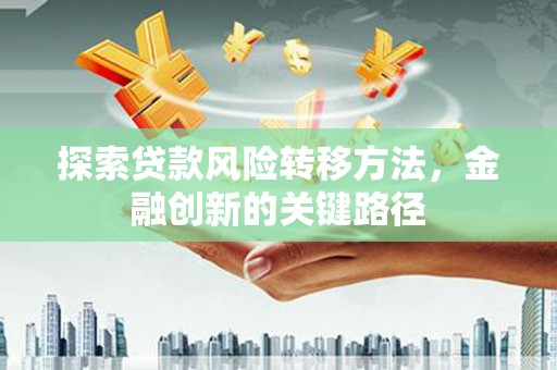 丰顺探索贷款风险转移方法，金融创新的关键路径