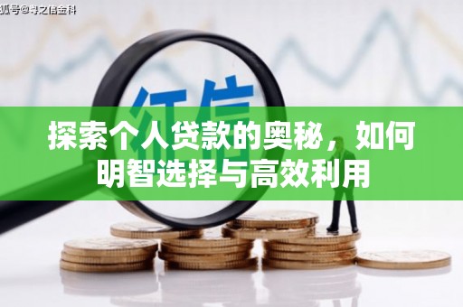 丰顺探索个人贷款的奥秘，如何明智选择与高效利用