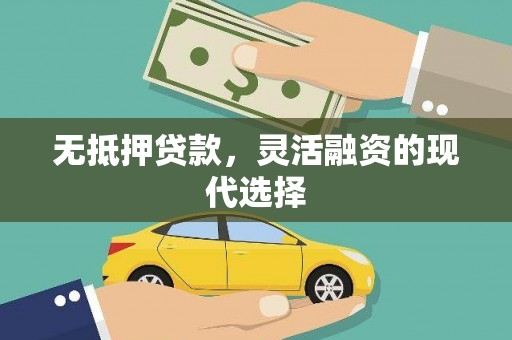 丰顺无抵押贷款，灵活融资的现代选择