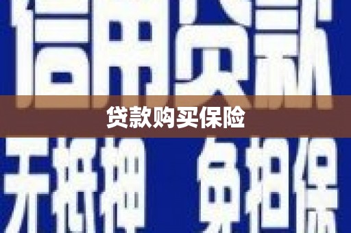 丰顺贷款购买保险