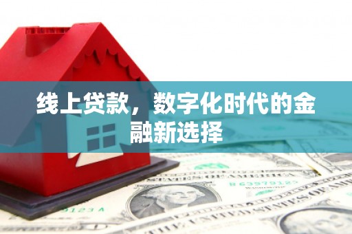 丰顺线上贷款，数字化时代的金融新选择