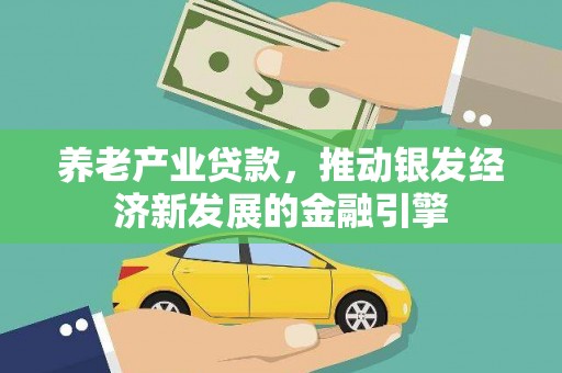 丰顺养老产业贷款，推动银发经济新发展的金融引擎