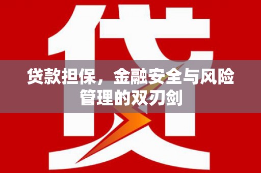 丰顺贷款担保，金融安全与风险管理的双刃剑