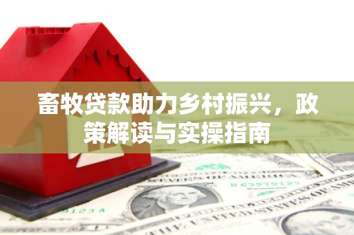 丰顺畜牧贷款助力乡村振兴，政策解读与实操指南