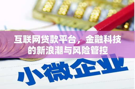 丰顺互联网贷款平台，金融科技的新浪潮与风险管控