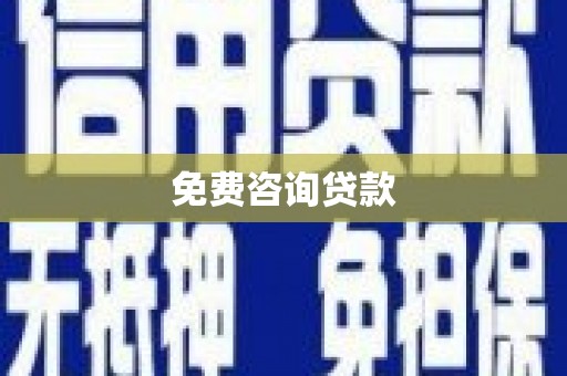 丰顺免费咨询贷款