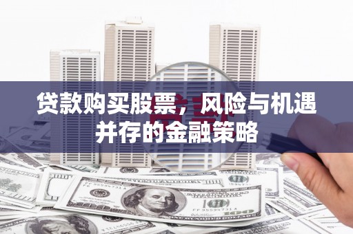 丰顺贷款购买股票，风险与机遇并存的金融策略