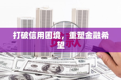 丰顺打破信用困境，重塑金融希望