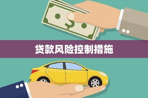 丰顺贷款风险控制措施