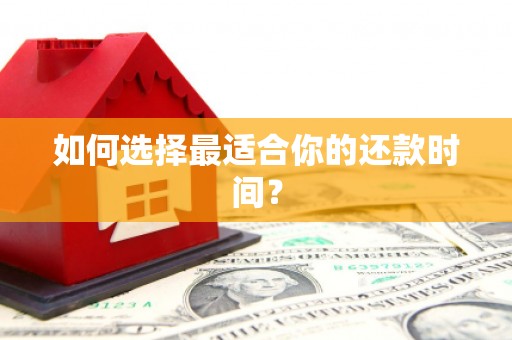 丰顺如何选择最适合你的还款时间？