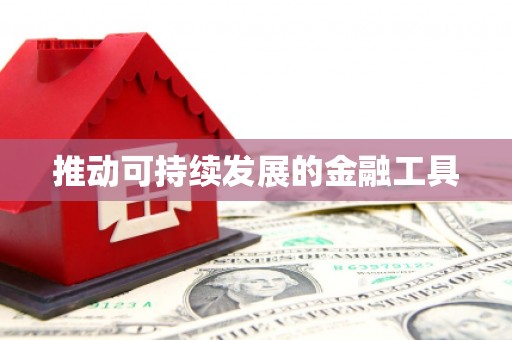 丰顺推动可持续发展的金融工具