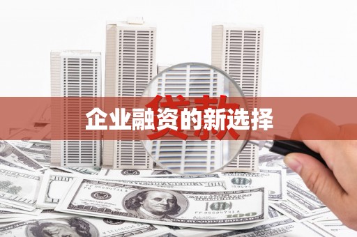 丰顺企业融资的新选择