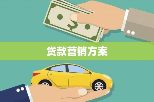 丰顺贷款营销方案